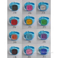 Fashion jelly square silicone sport watch small dial